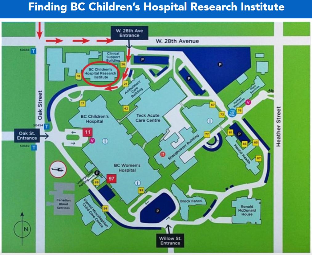 Map Of St Pauls Hospital Vancouver Bc